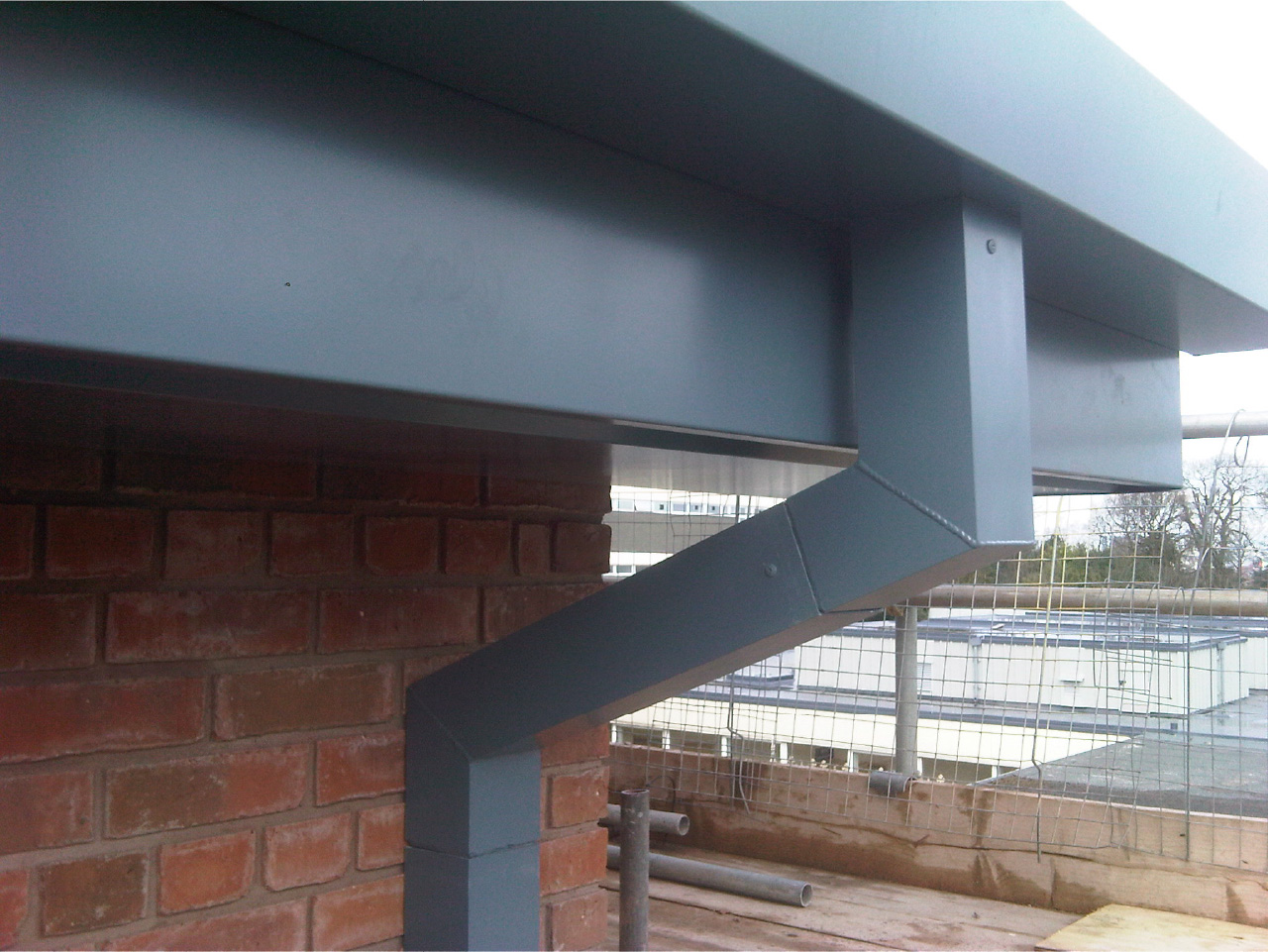 A complete aluminium rainwater package